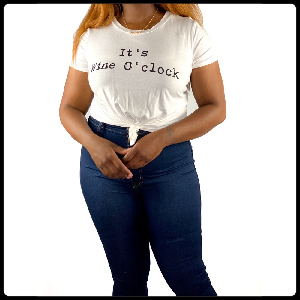 Brand new wine tee